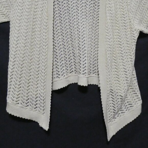 JASON MAXWELL | large | Short Sleeve Open Knit Cardigan - Picture 6 of 16